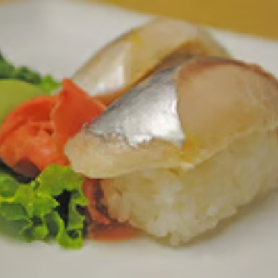 Mackerel (saba) Sushi