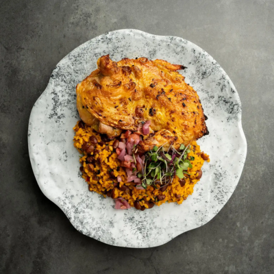 Medio Pollo Al Horno Deshuesado