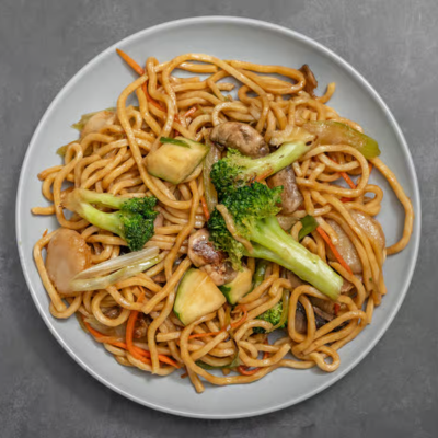 Wok Noodles Lo Mein (BBQ Pork)